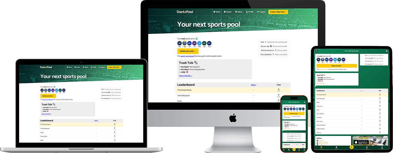 StartaPool on Devices